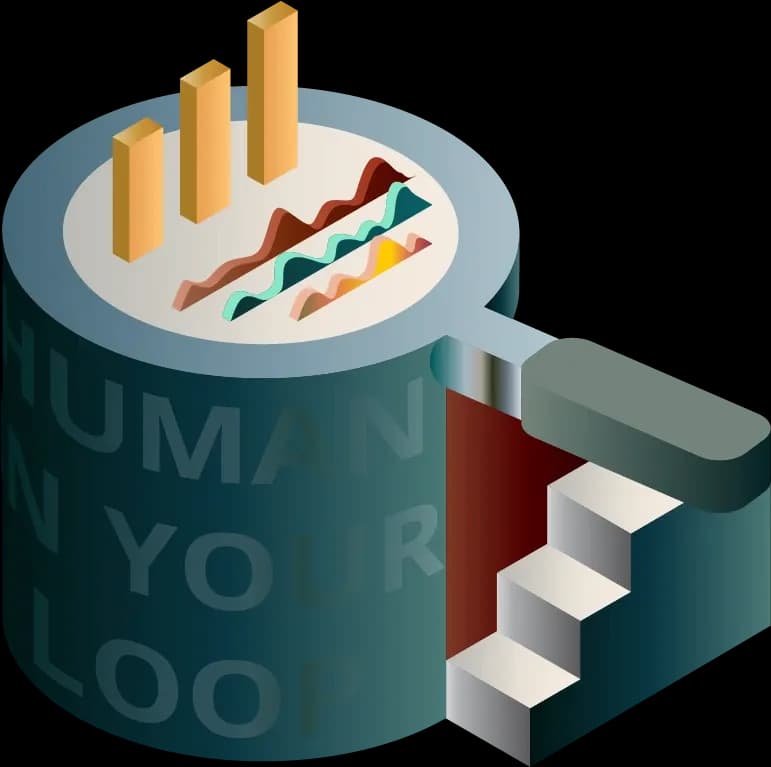 Human-in-the-loop lease administration and reporting illustration